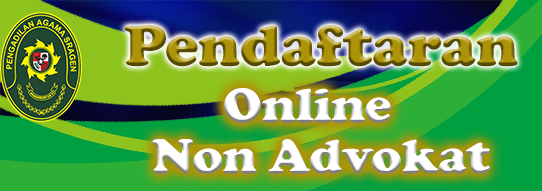 Pendaftaran online non advokat